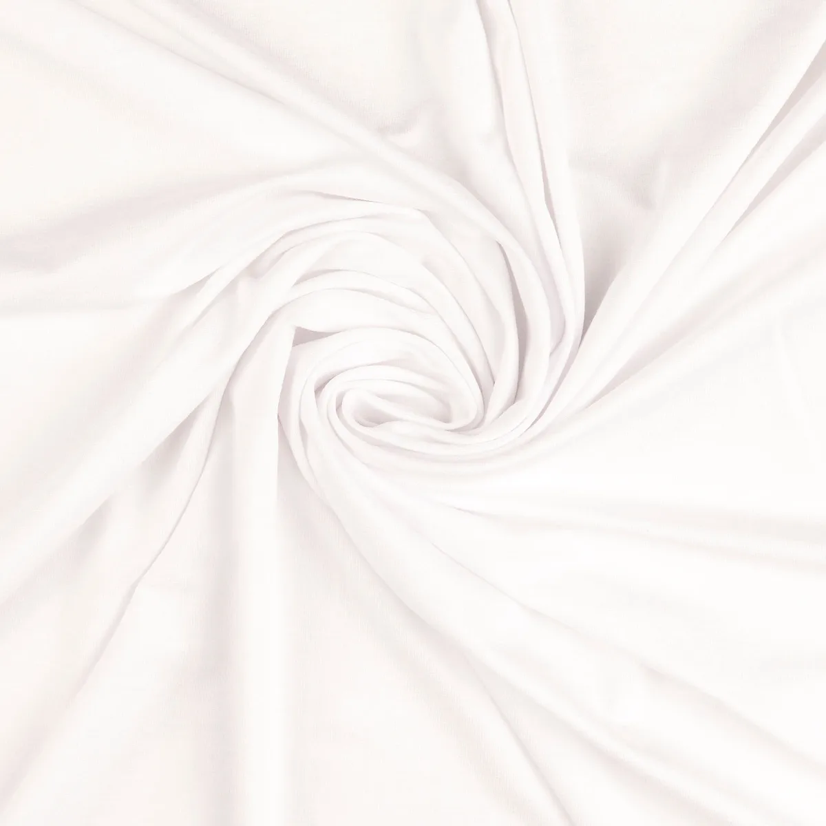 Viskosejersey in Ecru, Meterware im Detail