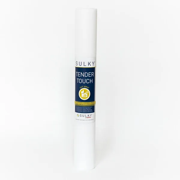 Sulky Tender Touch Abdeckvlies 50 cm × 25 m in Weiß