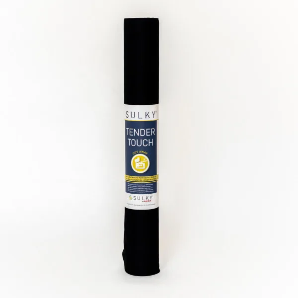 Sulky Tender Touch Abdeckvlies 50 cm × 25 m in Schwarz