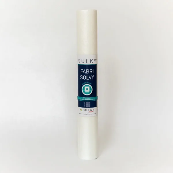Sulky Fabri Solvy wasserlösliches Vlies 50 cm × 5 m in Weiß