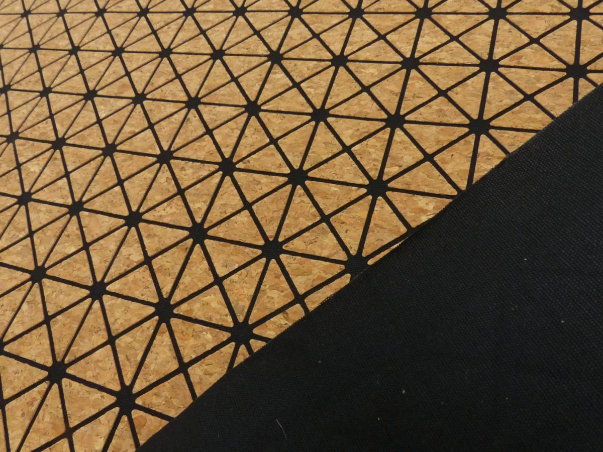 Canvas in Schwarz, Motiv im Detail