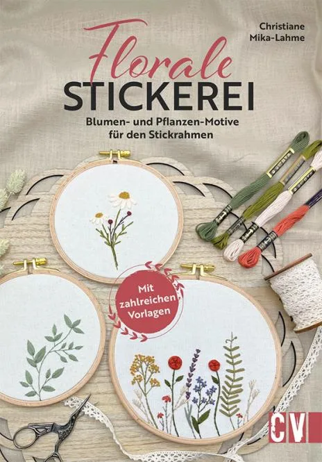 Buch Florale Stickerei, Titelbild des Schnitts
