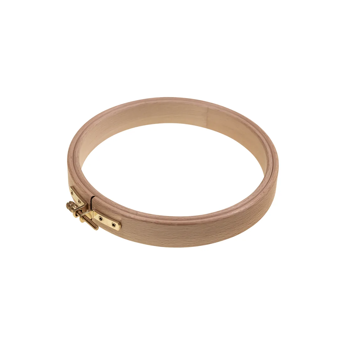 Handstickring Holz, Produktansicht im Sortiment der Stoffkönigin