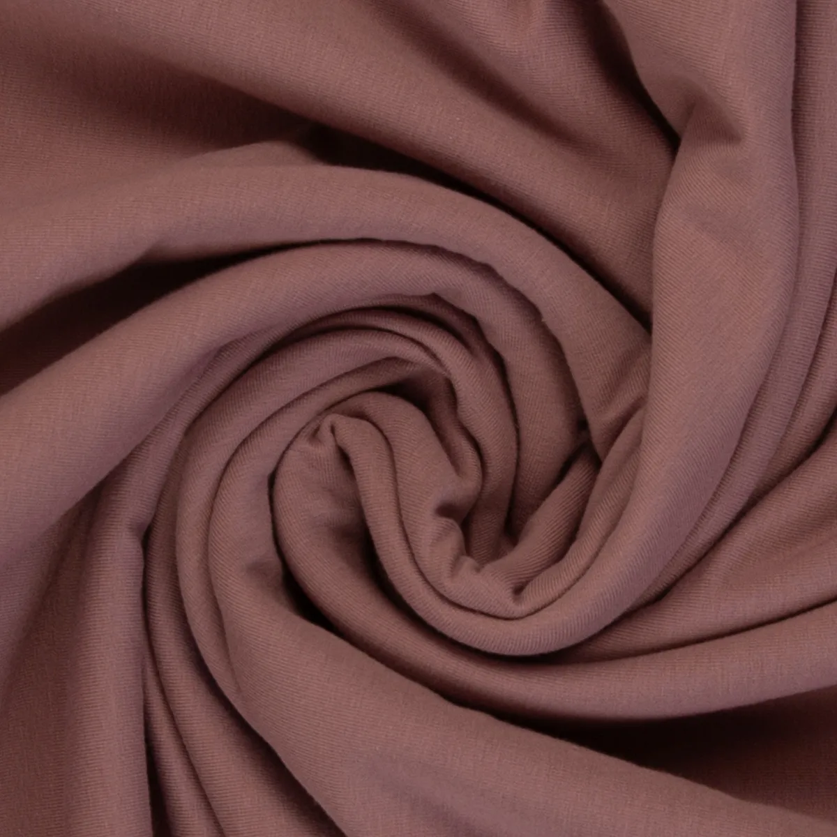 Baumwolljersey Altrosa Uni, Swafing Vanessa Serie, Stoffdetail