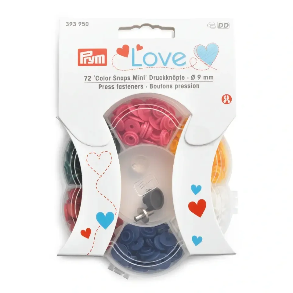 Prym Love Colorsnaps Druckknöpfe Mini in Bunt