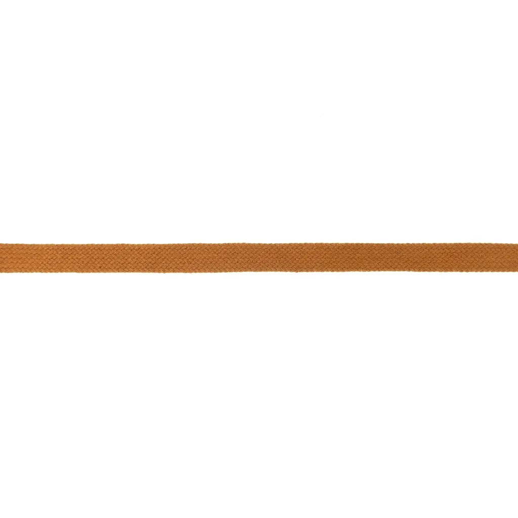 Flachkordel in Terrakotta, Meterware im Ausschnitt
