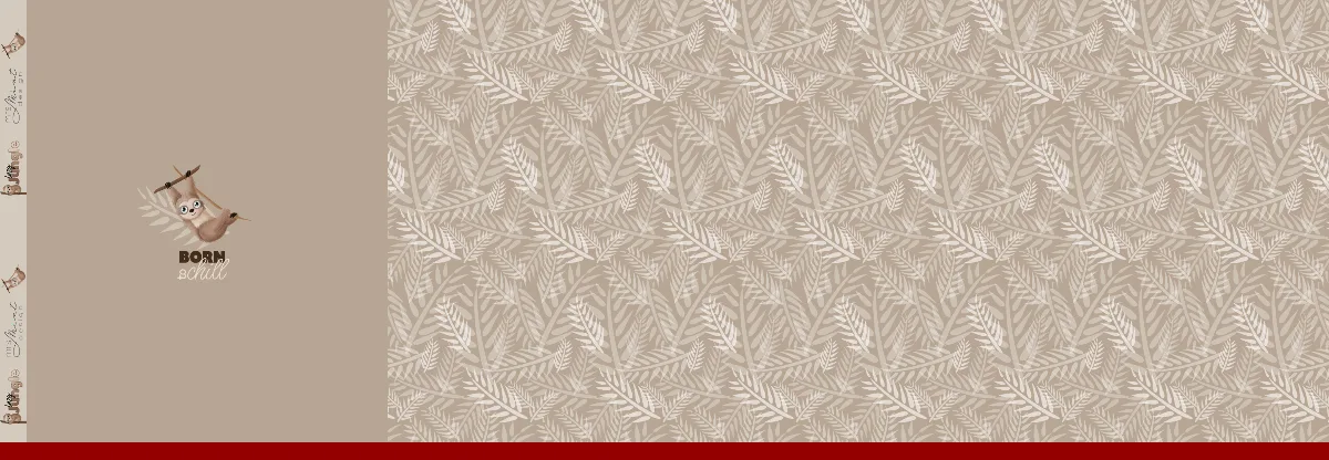 Baumwolljersey in Camel, Meterware im Detail