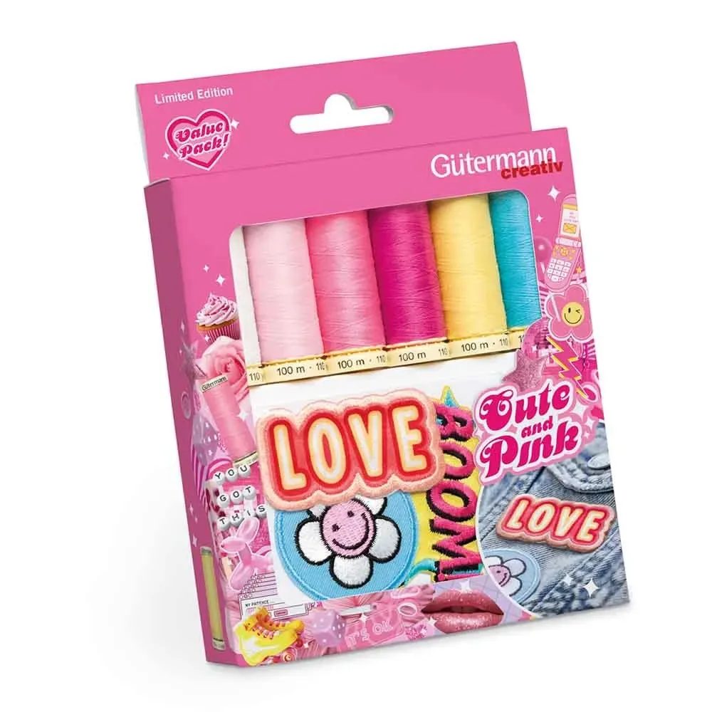 Gütermann Cute and Pink, Motiv in der Ansicht