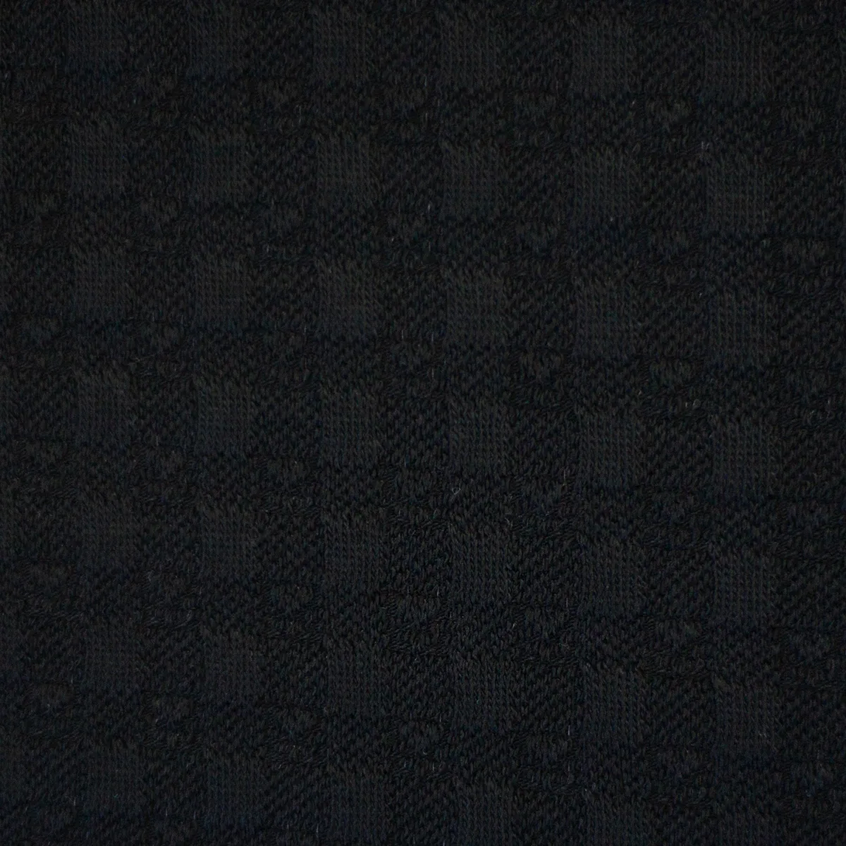 Baumwolljersey in Schwarz, Meterware im Detail