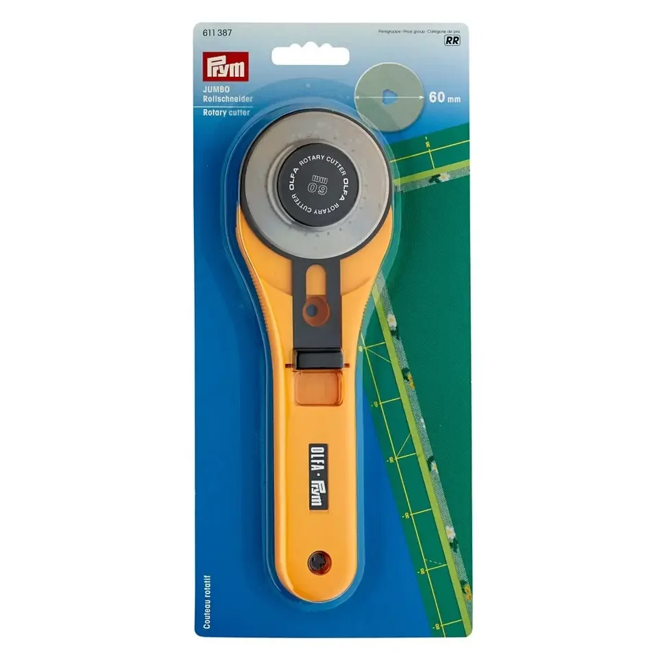 Prym OLFA Rollschneider "Jumbo" in Gelb