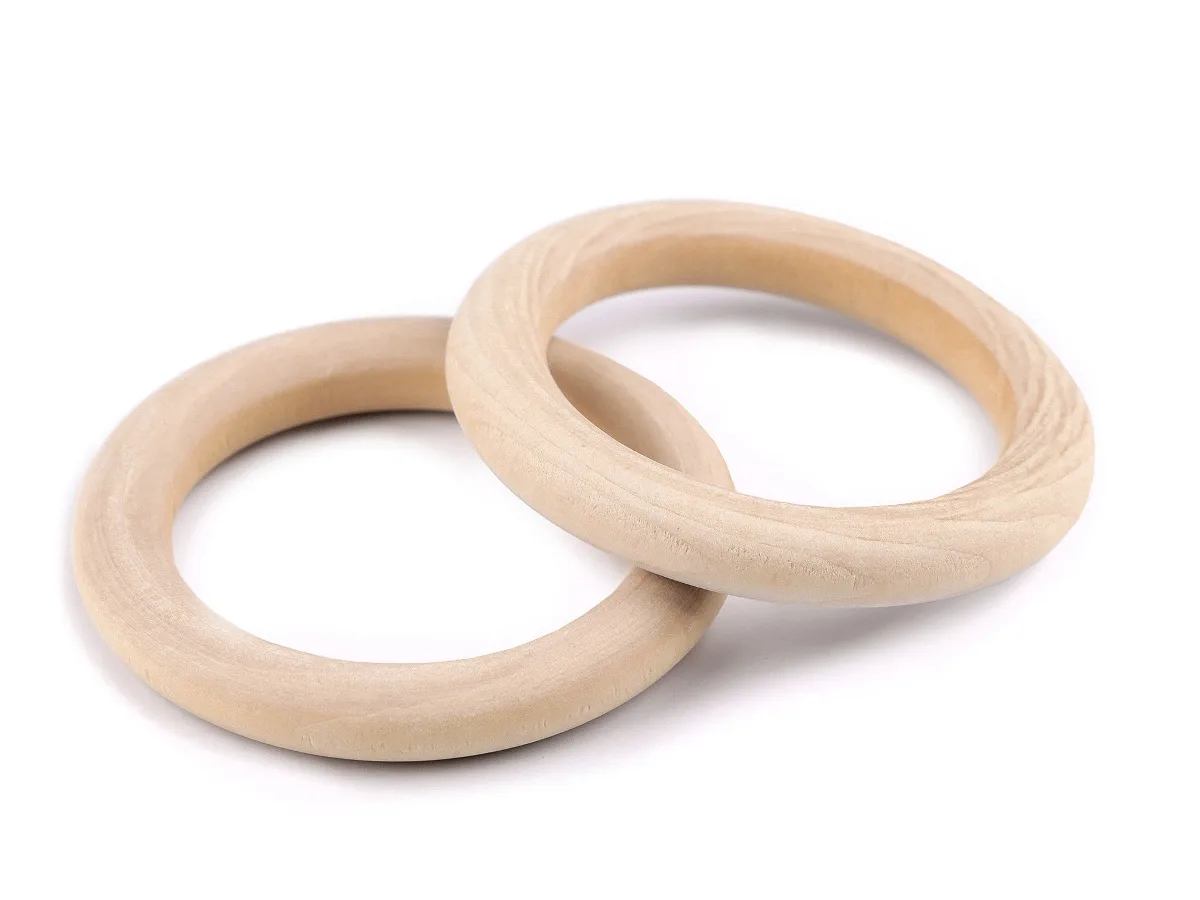 Holzring in Natur, Produktansicht im Sortiment der Stoffkönigin