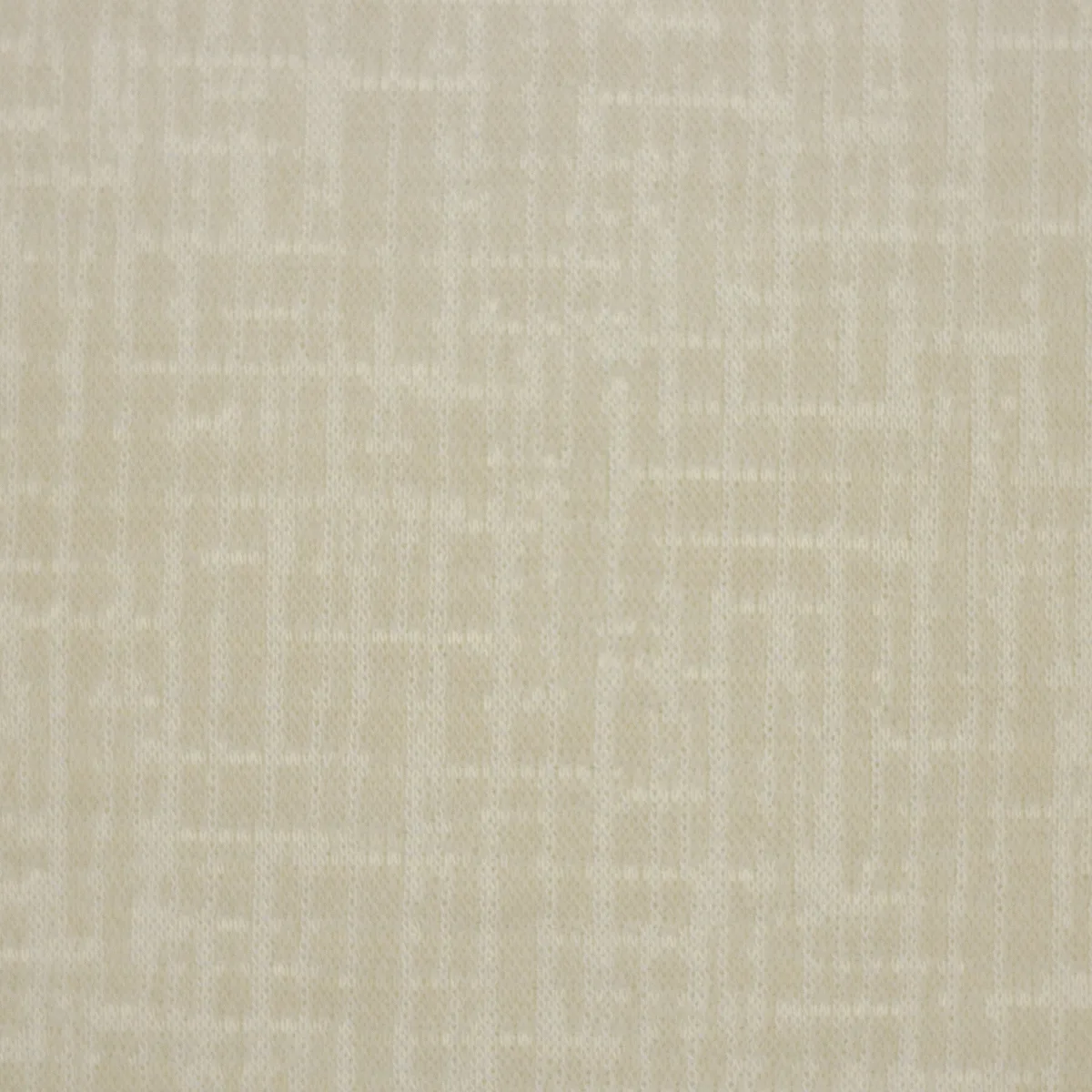 Baumwolljersey in Weiß/Beige, Meterware im Detail