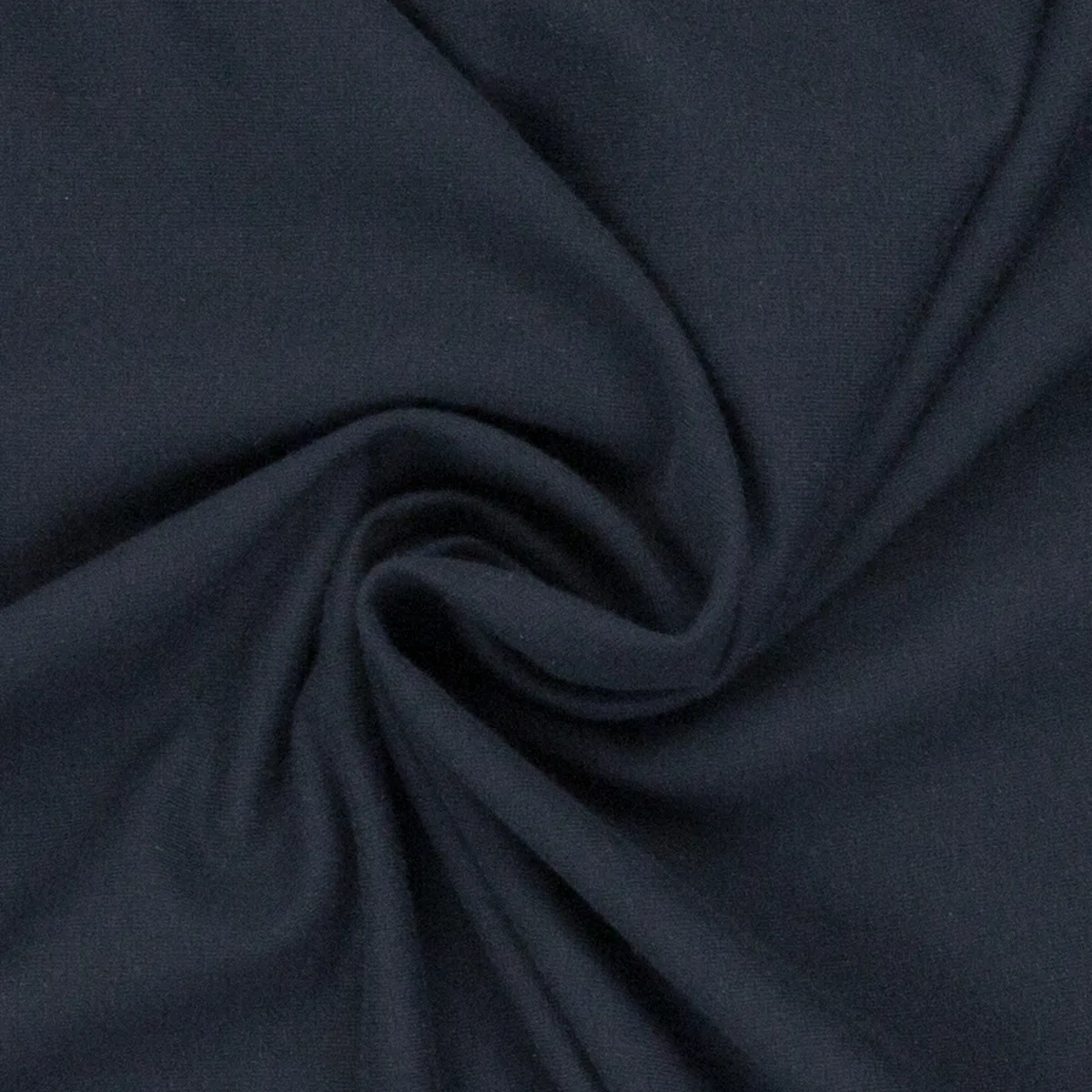 Baumwolljersey in Jeansblau, Meterware im Detail