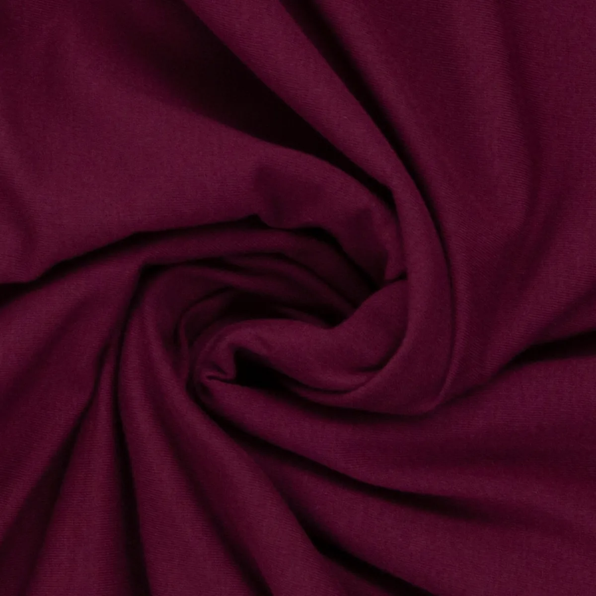 Baumwolljersey Uni Bordeaux 937, Swafing Vanessa, Stoffdetail
