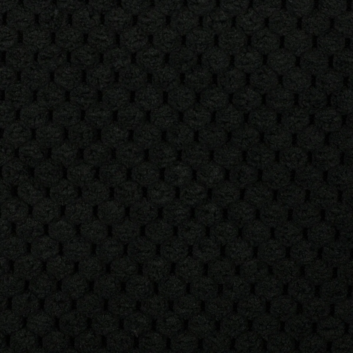 Samt Chenille in Schwarz, Meterware im Detail