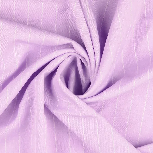 Polyester-Webware in Flieder, Meterware im Detail