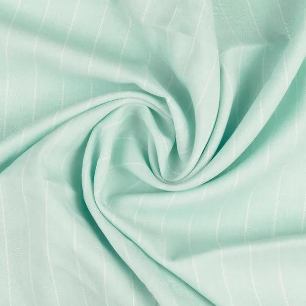 Polyester-Webware in Mint, Meterware im Detail