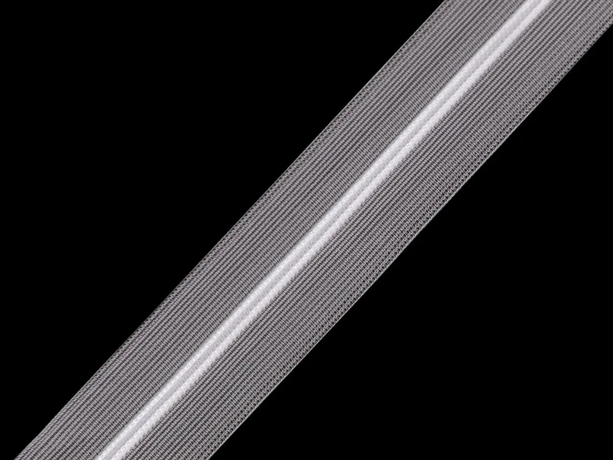 Reißverschluss als Meterware in Transparent, spiralförmig, mit 3 mm Spiralbreite