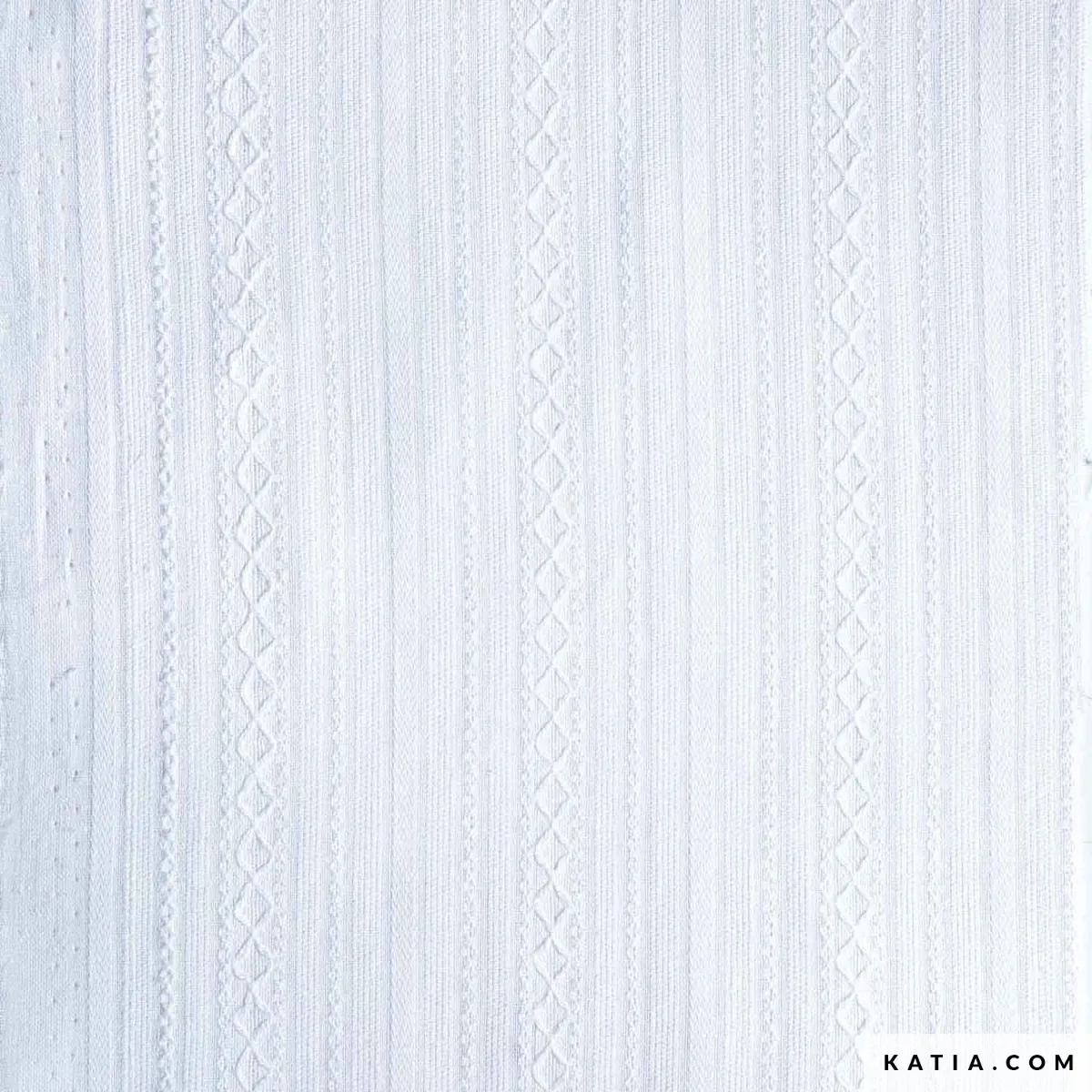 Jacquard Gobelin in Weiß, Meterware im Detail