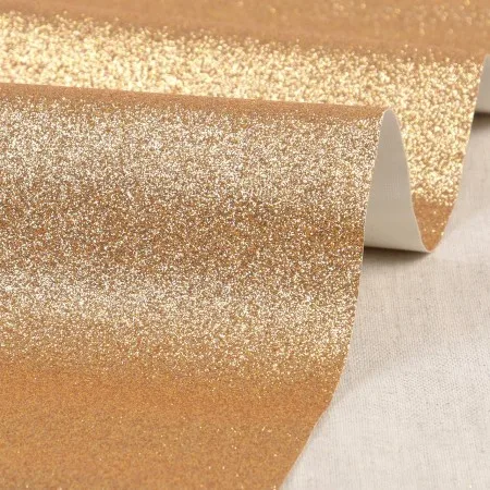 Folie in Gold, B-Ware, Stoff im Ausschnitt