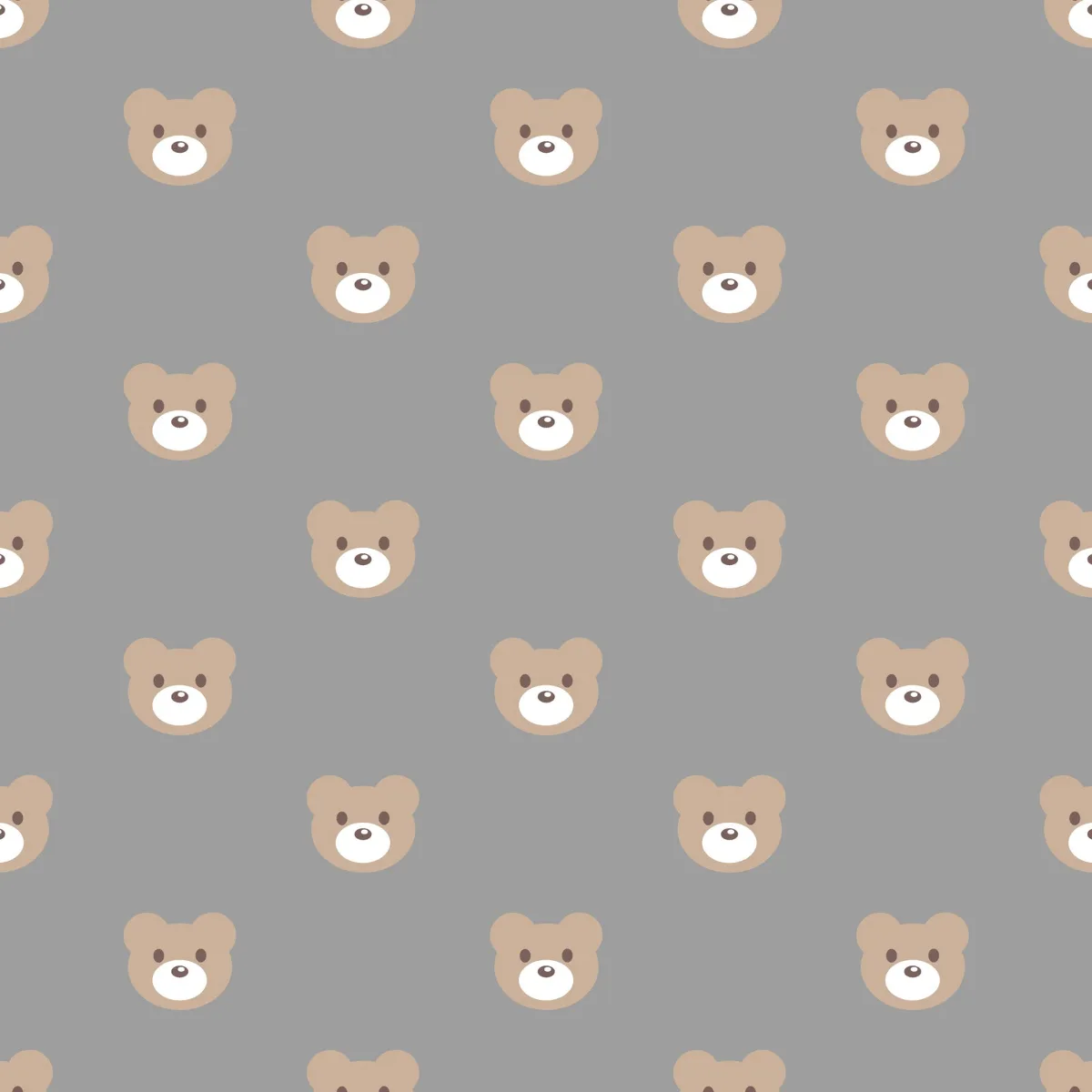 Fleece (Polar/Antipilling) mit Bear in Grau, Nahaufnahme der Oberfläche