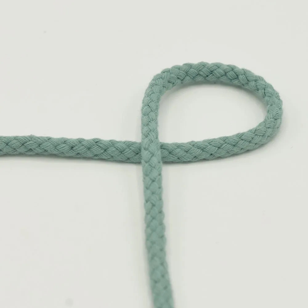 Kordel rund 4 mm Uni in Dunkelmint