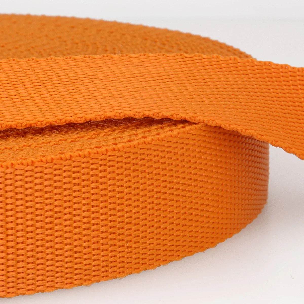 Gurtband aus Polypropylen 30 mm in Orange auf der Rolle