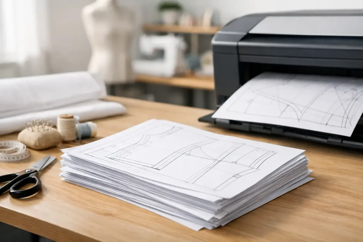Getting sewing patterns printed – here’s how