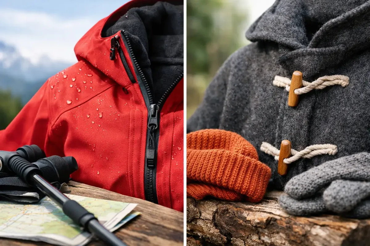 Softshell or boiled wool: which is the better choice?