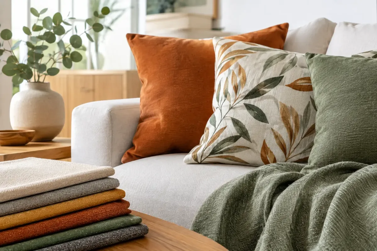 Moderne Dekostoffe Trends für Ihr Zuhause