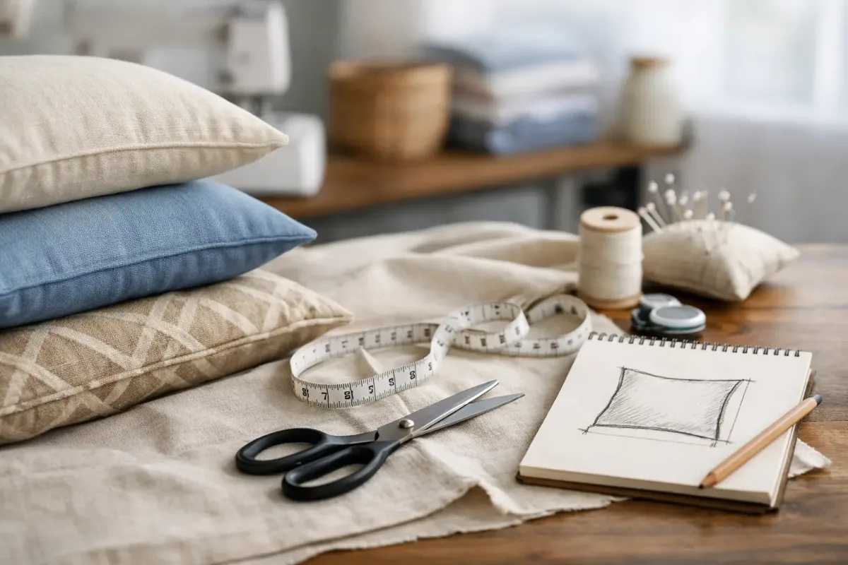 Guide: how to calculate fabric quantities for cushion covers
