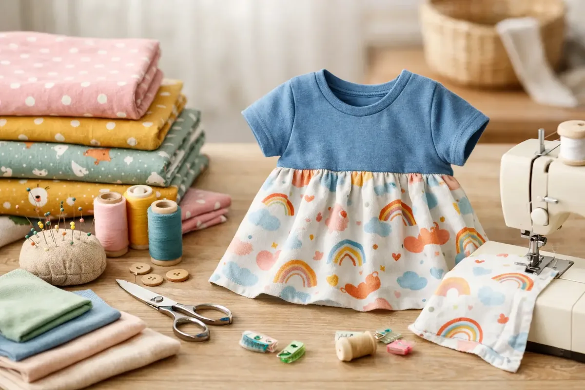Sewing children's clothes: choosing the right fabrics