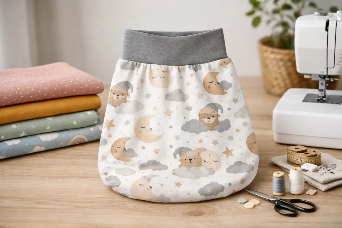 Baumwolljersey für Pucksack nähen wählen