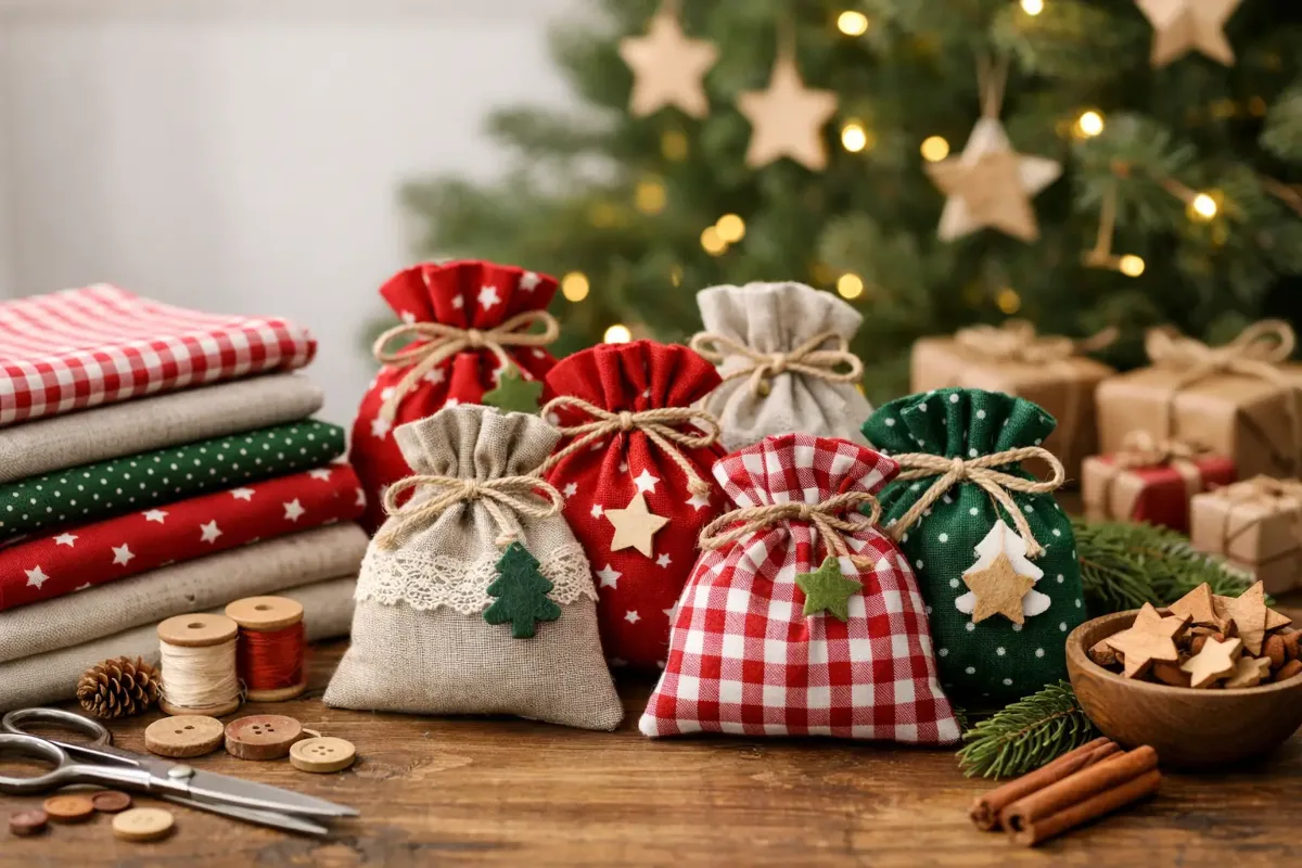 Die besten Stoffe für Adventskalender nähen